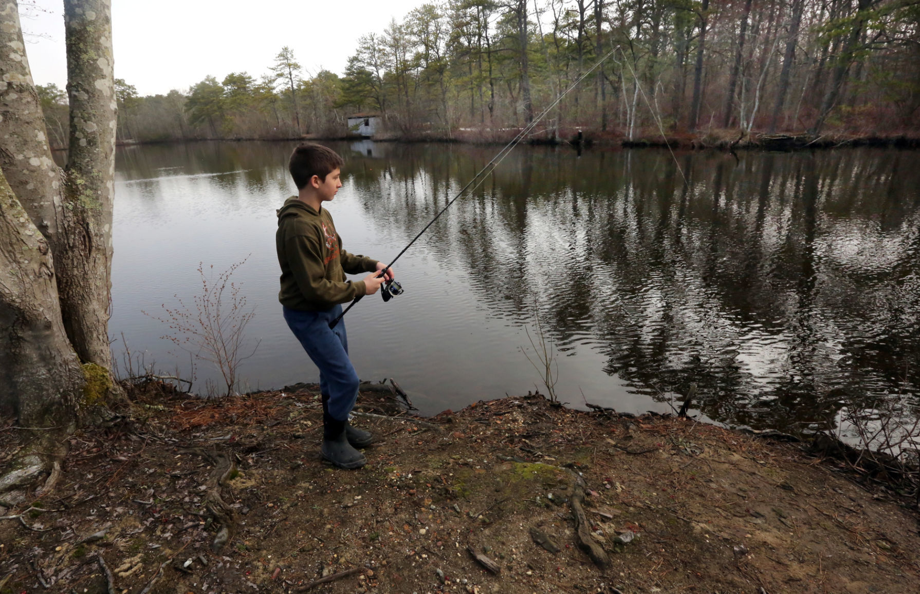 Trout fishing at Birch Grove